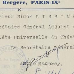 Société Universelle du Théâ...