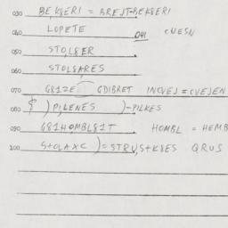 Eastern questionnaire, answ...