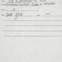 Eastern questionnaire, answ...