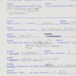 Western questionnaire, answ...
