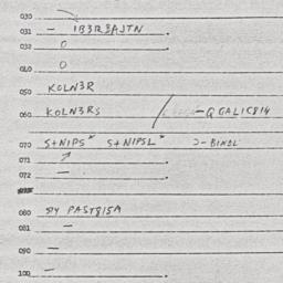 Eastern questionnaire, answ...