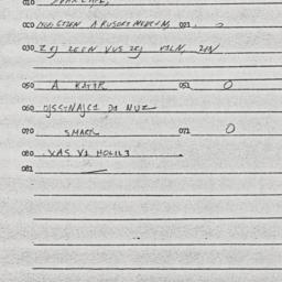 Eastern questionnaire, answ...