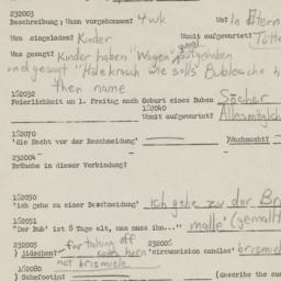 Western questionnaire, answ...