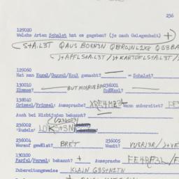 Western questionnaire, answ...
