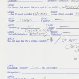 Western questionnaire, answ...