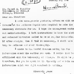Letter from Benjamin Malzbe...
