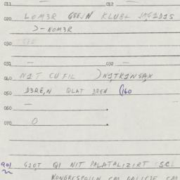 Eastern questionnaire, answ...