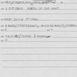 Eastern questionnaire, answ...