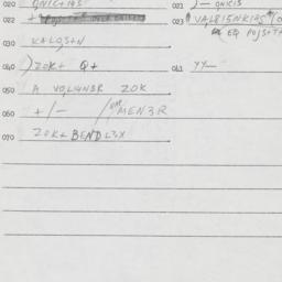 Eastern questionnaire, answ...