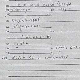 Eastern questionnaire, answ...