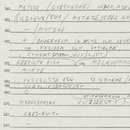 Eastern questionnaire, answ...