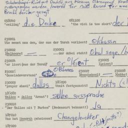 Western questionnaire, answ...