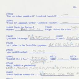 Western questionnaire, answ...