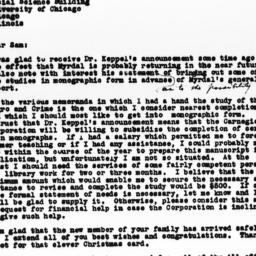 Letter from Guy B. Johnson ...