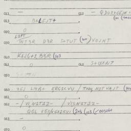 Eastern questionnaire, answ...