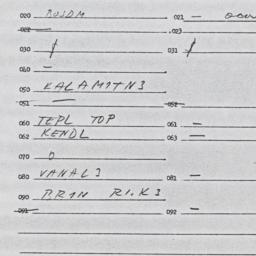 Eastern questionnaire, answ...