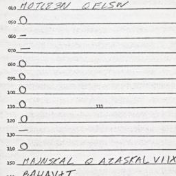 Eastern questionnaire, answ...