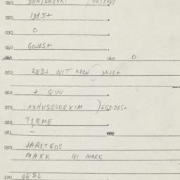 Eastern questionnaire, answ...