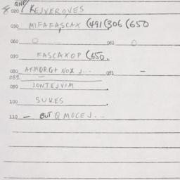 Eastern questionnaire, answ...