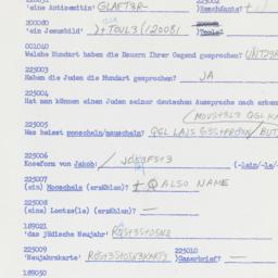 Western questionnaire, answ...