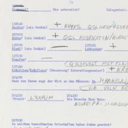 Western questionnaire, answ...