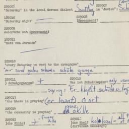 Western questionnaire, answ...