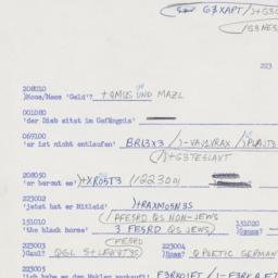 Western questionnaire, answ...