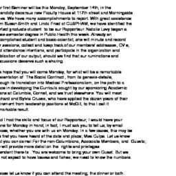 Announcements, 2009-09-14. ...