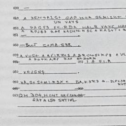 Eastern questionnaire, answ...