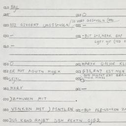 Eastern questionnaire, answ...
