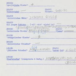Western questionnaire, answ...