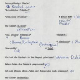 Western questionnaire, answ...