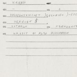 Eastern questionnaire, answ...