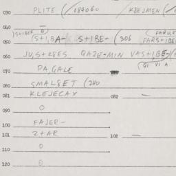 Eastern questionnaire, answ...