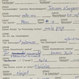 Western questionnaire, answ...