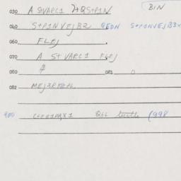 Eastern questionnaire, answ...
