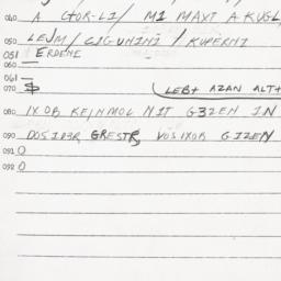 Eastern questionnaire, answ...