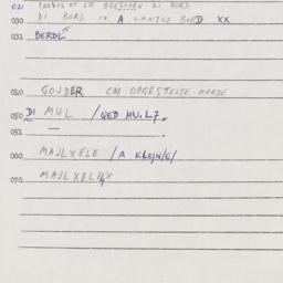 Eastern questionnaire, answ...