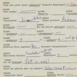 Western questionnaire, answ...
