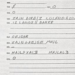 Eastern questionnaire, answ...