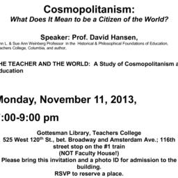 Announcements, 2013-11-11. ...