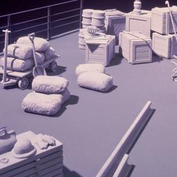 Model, view of goods on pro...