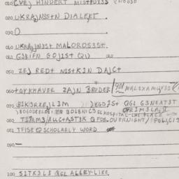 Eastern questionnaire, answ...
