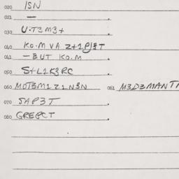Eastern questionnaire, answ...