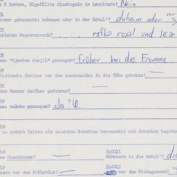 Western questionnaire, answ...