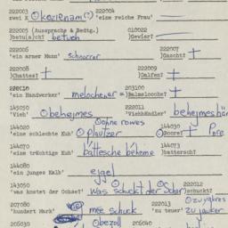 Western questionnaire, answ...