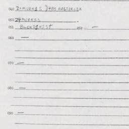Eastern questionnaire, answ...