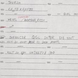 Eastern questionnaire, answ...