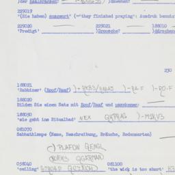 Western questionnaire, answ...