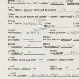 Western questionnaire, answ...